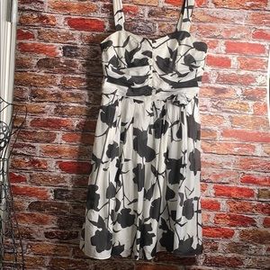 Black & White Floral Dress